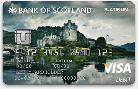 Bank of Scotland visa debit card